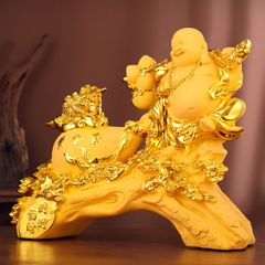 Tượng Di Lặc Kéo Bao Tiền T102 - Biểu Tượng Của Tài Lộc, Hạnh Phúc Và May Mắn