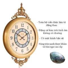 Đồng Hồ Treo Tường Tân Cổ Điển DH18 – Kiệt Tác Sang Trọng Cho Không Gian Đẳng Cấp