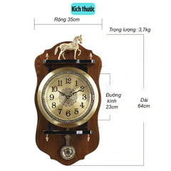 Đồng Hồ Treo Tường Mã Đáo Thành Công DH40