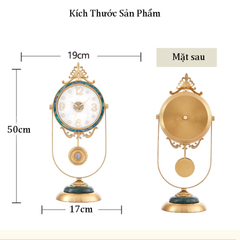 Đồng Hồ Để Bàn Tân Cổ Điển DH25 - Đồng Hồ Quả Lắc Cao Cấp