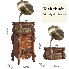 Máy Phát Nhạc Loa Kèn - Máy Gramophone Tân Cổ Điển MPN23
