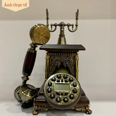 Điện Thoại Bàn Tân Cổ Điển DT08 - Bàn Phím Bấm, Lắp Sim Nghe Gọi
