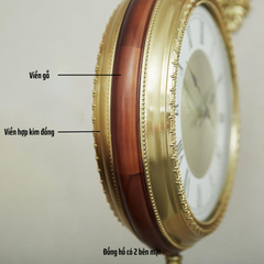 ĐỒNG HỒ TREO TƯỜNG 2 MẶT KHỔNG TƯỚC DH01