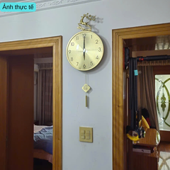 Đồng Hồ Treo Tường Quả Lắc DH23 – Sang Trọng, Bền Bỉ, Hoàn Hảo Cho Mọi Không Gian