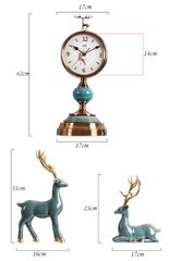 Đồng Hồ Để Bàn Đôi Hươu Tình Nhân T75