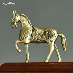 Đồng Hồ Để Bàn Tân Cổ Điển Tuấn Mã Đồng DH32