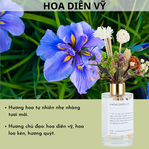 Hương hoa Diên vỹ
