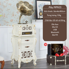 Máy Phát Nhạc Loa Kèn - Máy Gramophone Tân Cổ Điển MPN23