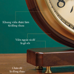 Đồng Hồ Để Bàn Cao Cấp DH30 - Sự Kết Hợp Hoàn Hảo Giữa Sang Trọng Và Tiện Dụng