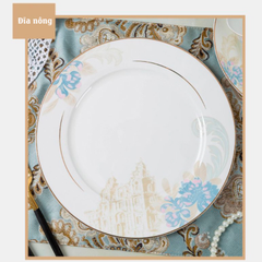 Bộ Bát Đĩa Sứ Xương - Bộ Royal Bloom GS30
