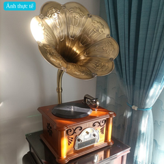 Máy Phát Nhạc Loa Kèn - Máy Gramophone Tân Cổ Điển MPN28
