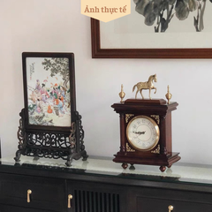 Đồng Hồ Để Bàn Tân Cổ Điển Tuấn Mã Đồng DH32