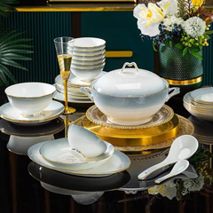 Bộ Bát Đĩa Sứ Xương  - Bộ Royal Frost GS25