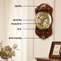ĐỒNG HỒ TREO TƯỜNG MÃ ĐÁO THÀNH CÔNG DH40