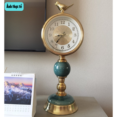Đồng Hồ Để Bàn Sứ Men Rạn Tân Cổ Điển DH03 – Nghệ Thuật Tinh Tế Trong Từng Đường Nét