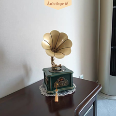 Máy Phát Nhạc Loa Kèn - Máy Gramophone Mini Tân Cổ Điển MPN26