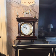 Đồng Hồ Để Bàn Tân Cổ Điển Tuấn Mã Đồng DH32