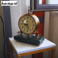 Đồng Hồ Để Bàn Hợp Kim Đồng & Đá Cẩm Thạch DH09 – Nghệ Thuật Cổ Điển, Tinh Tế Vượt Thời Gian