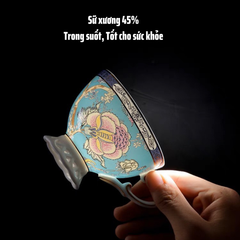 BỘ TÁCH TRÀ ĐẾ NẾN GS12