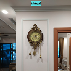 Đồng Hồ Treo Tường Quả Lắc Tân Cổ Điển DH11