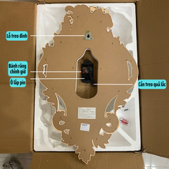 Đồng Hồ Treo Tường Quả Lắc Tân Cổ Điển DH08