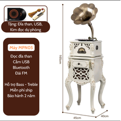 Máy Phát Nhạc Loa Kèn - Máy Gramophone Tân Cổ Điển MPN05