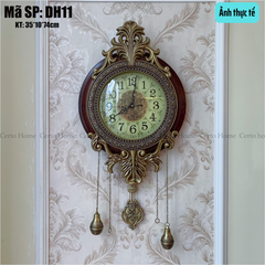 Đồng Hồ Treo Tường Quả Lắc Tân Cổ Điển DH11