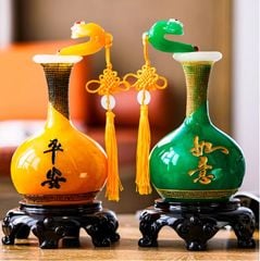 Cặp Hồ Lô Bình An Như Ý T09 - Biểu Tượng Của Sức Khỏe, Hạnh Phúc Và Tài Lộc