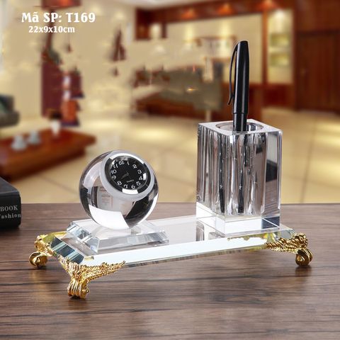ỐNG ĐỰNG BÚT QUẢ CẦU THỜI GIAN T169