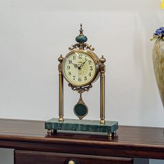 Đồng Hồ Để Bàn Hợp Kim Đồng & Đá Cẩm Thạch DH82 – Vẻ Đẹp Hoàng Gia Đẳng Cấp