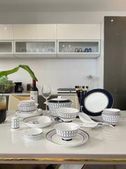 Bộ Bát Đĩa Sứ Xương - Bộ Bát Bavaria GS23 - Tinh Hoa Nghệ Thuật Bàn Ăn Hoàng Gia