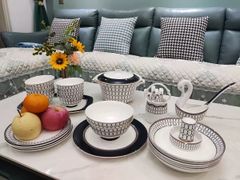 Bộ Bát Đĩa Sứ Xương - Bộ Bát Bavaria GS23 - Tinh Hoa Nghệ Thuật Bàn Ăn Hoàng Gia