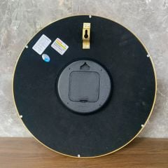 Đồng Hồ Treo Tường Viền Đồng Thau, Khảm Vỏ Sò & Bào Ngư DH65 – Nghệ Thuật Tinh Tế Vượt Thời Gian
