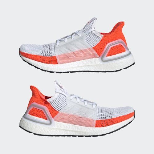  Adidas UltraBoost 19 “Grey/Active Orange”  EF1342 