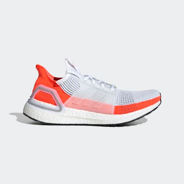  Adidas UltraBoost 19 “Grey/Active Orange”  EF1342 