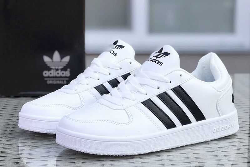  Giày Adidas Hoops 2.0 Cloud White EG3970 