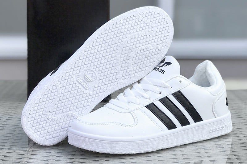  Giày Adidas Hoops 2.0 Cloud White EG3970 