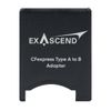 Bộ chuyển đổi thẻ CFexpress Type A sang Type B hiệu Exascend