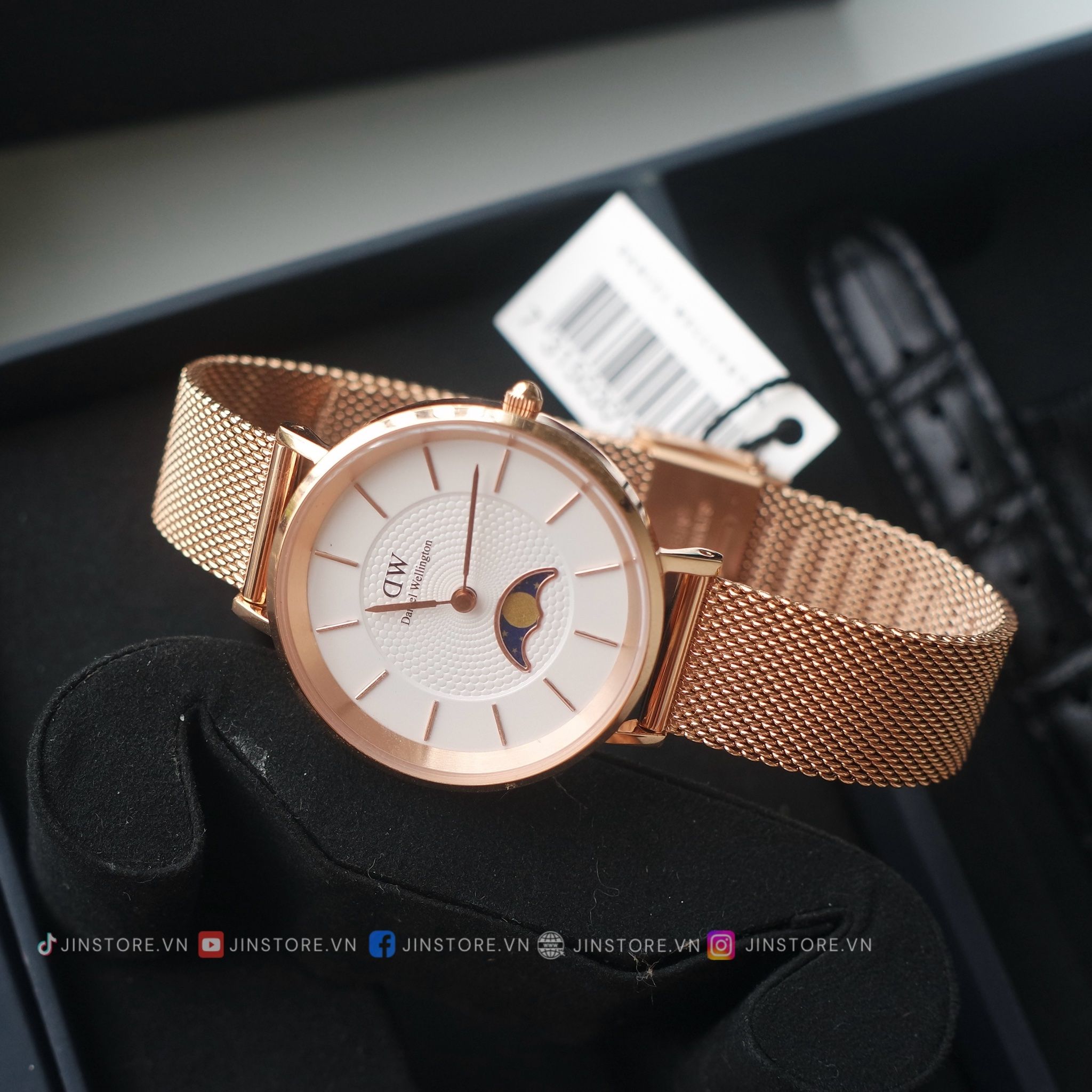 Daniel Wellington 腕時計 Petite Lune Moonphase 32 DW00100773 Petite Lune Sterling
