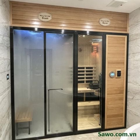 Phòng xông hơi khô ướt kết hợp SA-038