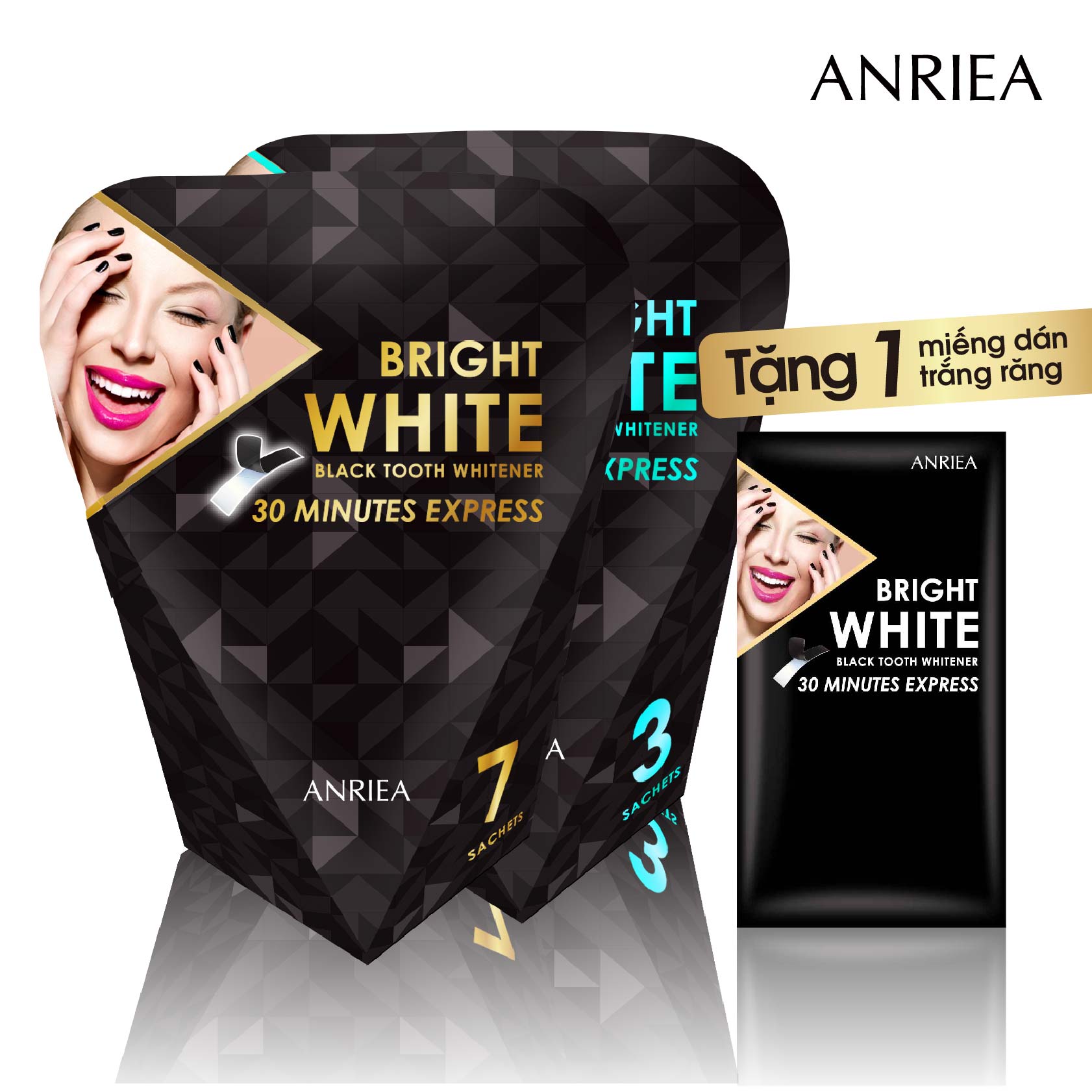 Combo miếng dán trắng răng Anriea