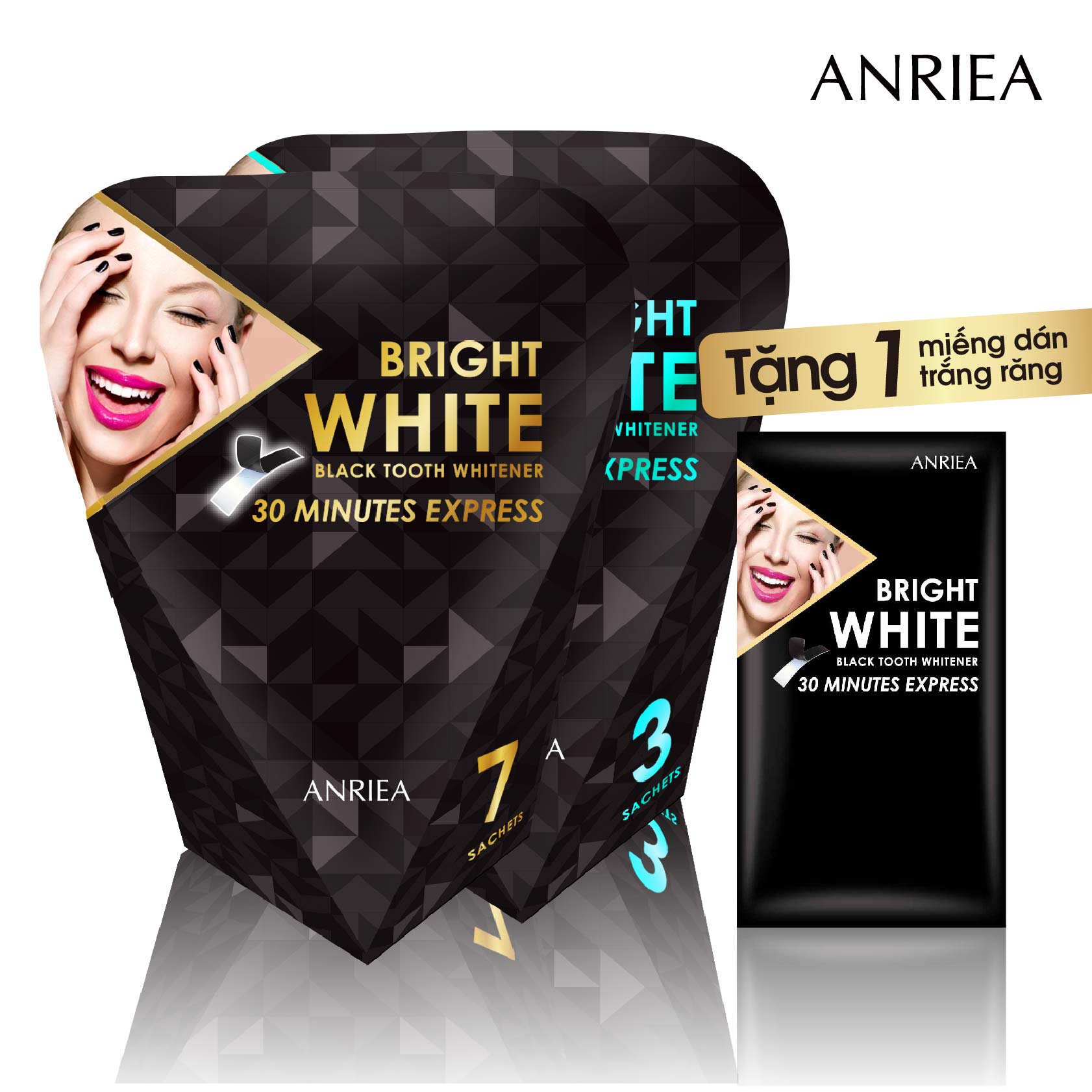 Combo miếng dán trắng răng Anriea