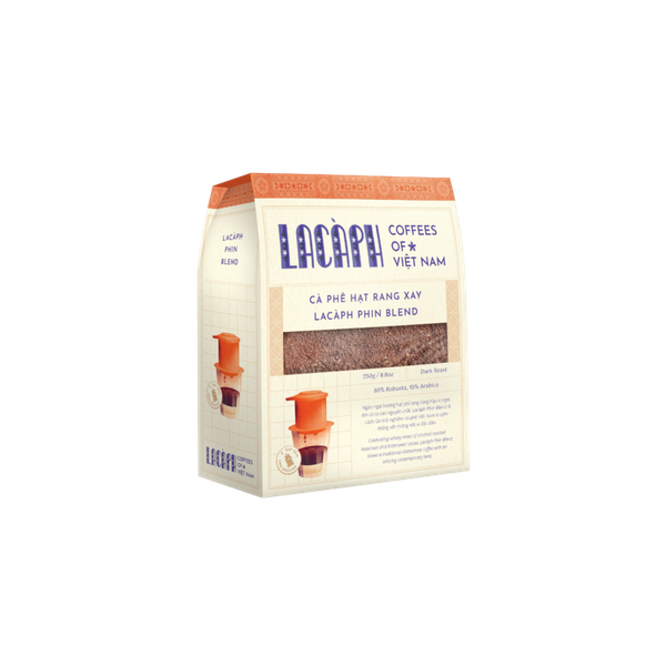 Cà Phê Xay - Signatures Phin Blend 85% Robusta 15% Arabica Ground Coffee (250G) - Lacaph