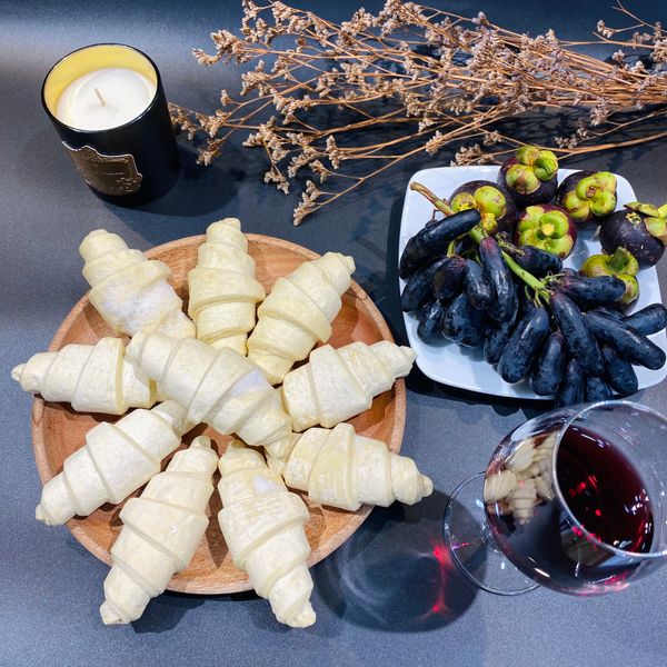 Bánh Sừng Trâu Pháp Bridor Croissant 50gr Đông Lạnh