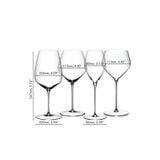 Set Ly Rượu Vang  Riedel Veloce Tasting Set