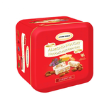 Hộp Kẹo Nougat Hạnh Nhân Giòn Golden Bonbon 70G Assorted (Đỏ)