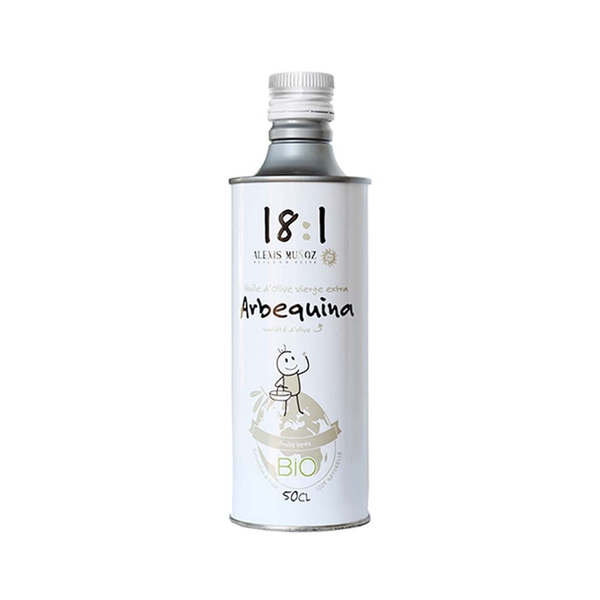 Dầu oliu 18:1 Huile d'olive vierge extra - Arbequina (BIO) 50cl