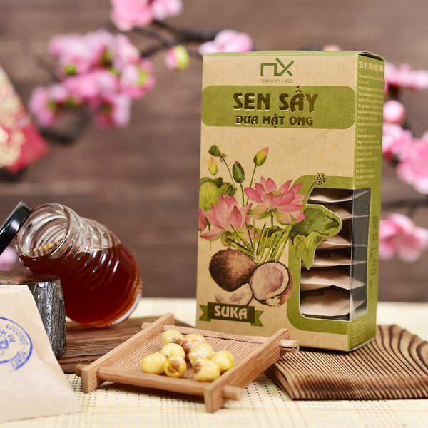Hạt Sen Sấy Dừa Mật Ong Nam Xanh 100G