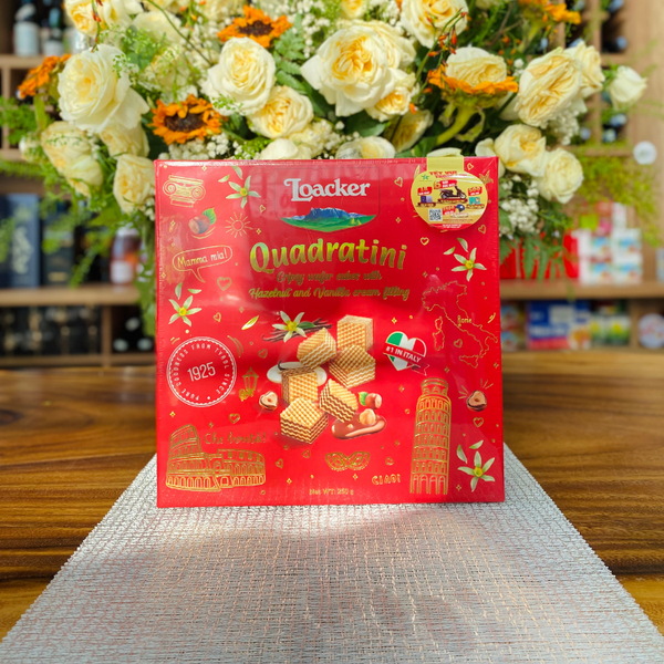 Bánh Xốp Loacker Quadratini Gift Box 250G