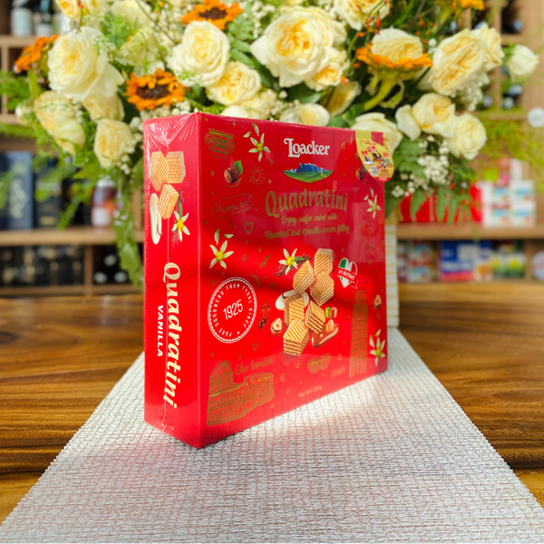 Bánh Xốp Loacker Quadratini Gift Box 250G